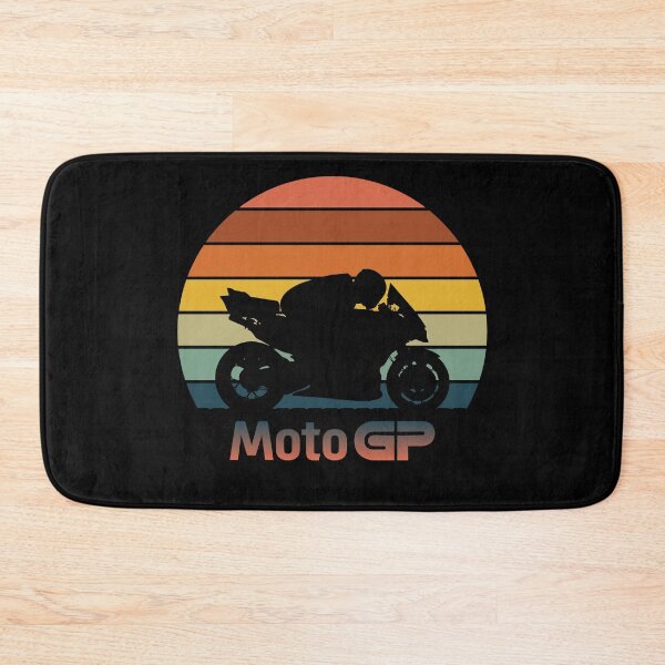 Item preview, Vintage MotoGP Ducati Sunset Pilot Silhouette – Retro Racing Design designed and sold by Fan Art Station .