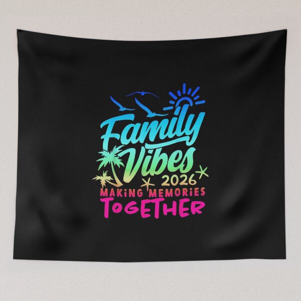 Item preview, Family Vibes 2026 - Beach Vacation Memories designed and sold by Creative Spark.
