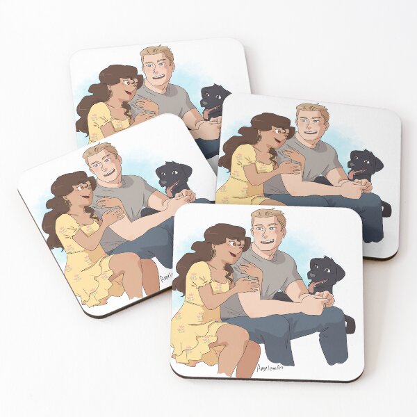 Item preview, Skid and Hannah - BlackFox designed and sold by AngelEneArt.