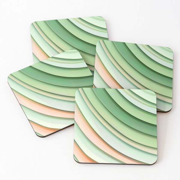 Item preview, Boho-Style Lime-Cream And Peach Swirls Designs designed and sold by DEC02.