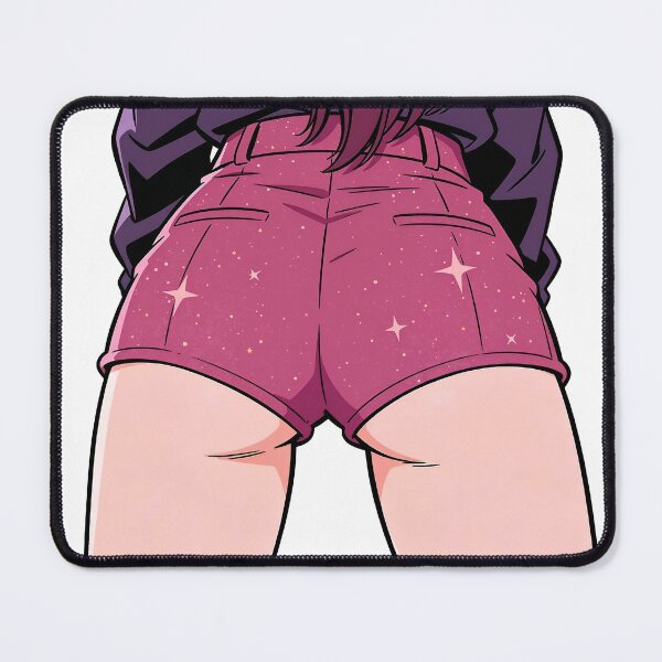 Item preview, A cartoon woman wearing pink shorts on transparent background designed and sold by Creative88Art.