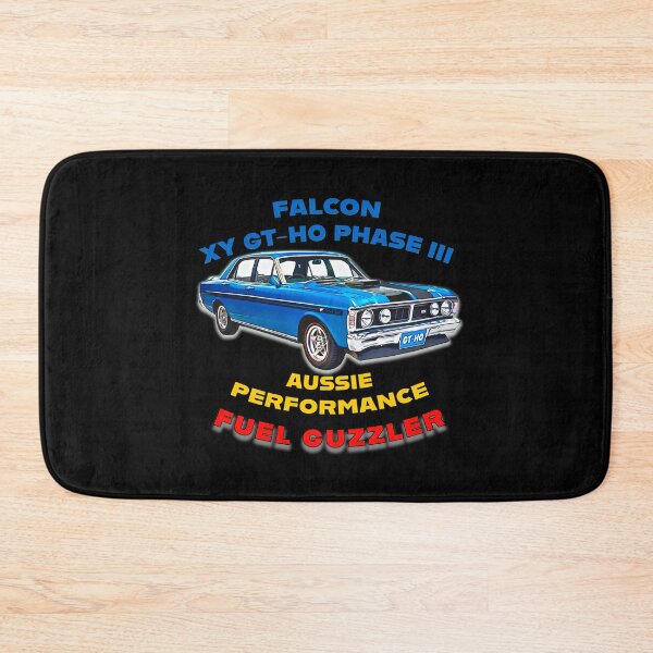 Item preview, Ford Falcon XY GT HO Phase III Blue Aussie Muscle Car Illustration Classic Australian Performance Fuel Guzzler designed and sold by Michael van der Hoorn.