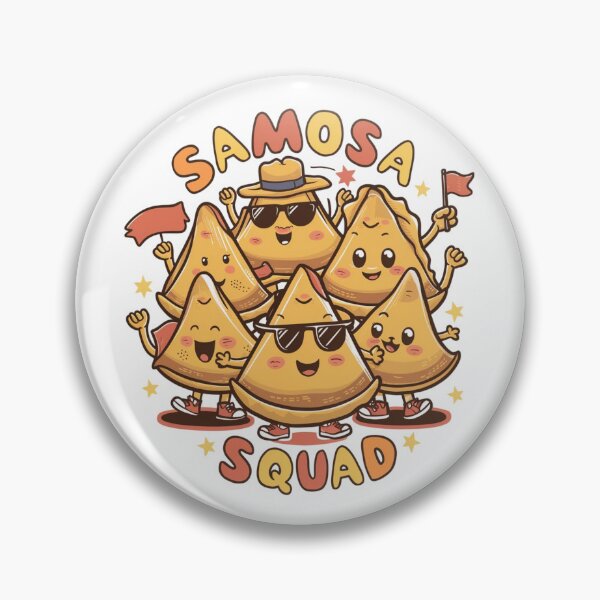 Item preview, Samosa Addict Cute Cartoon – Funny Indian Food Lover Snack Lover Design designed and sold by Globalcitytees.