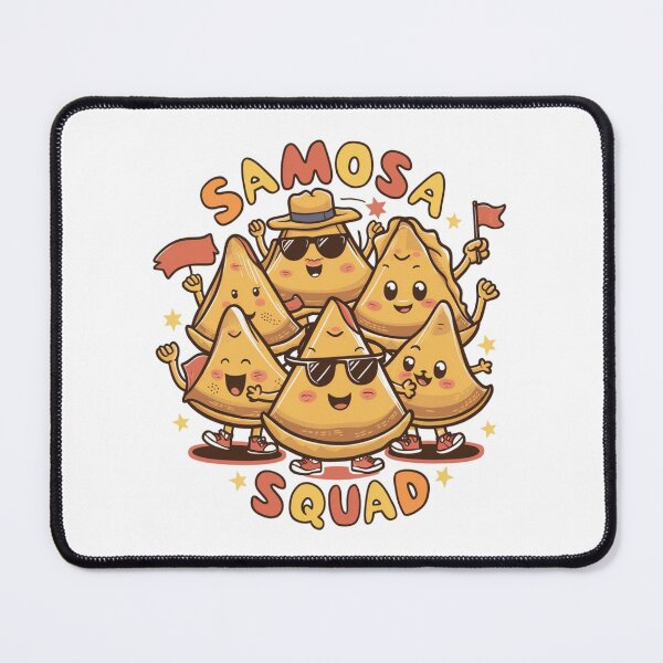 Item preview, Samosa Addict Cute Cartoon – Funny Indian Food Lover Snack Lover Design designed and sold by Globalcitytees.