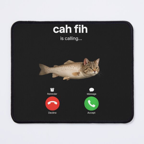 Item preview, Cah Fih Is Calling Funny, Casual Humorous Shirt Suitable for Summer Outfits & Casual Attire designed and sold by faridman.