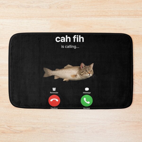 Item preview, Cah Fih Is Calling Funny, Casual Humorous Shirt Suitable for Summer Outfits & Casual Attire designed and sold by faridman.