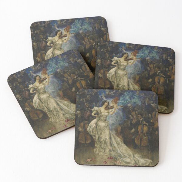 Item preview, Classical Music Painting Romantic Violinist Orchestra Art Music Lovers Gift designed and sold by RickE.
