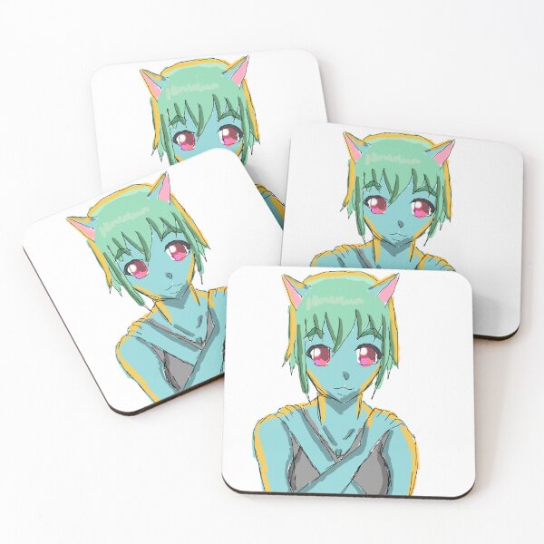 Item preview, Manga style cat girl designed and sold by LoafyDave.
