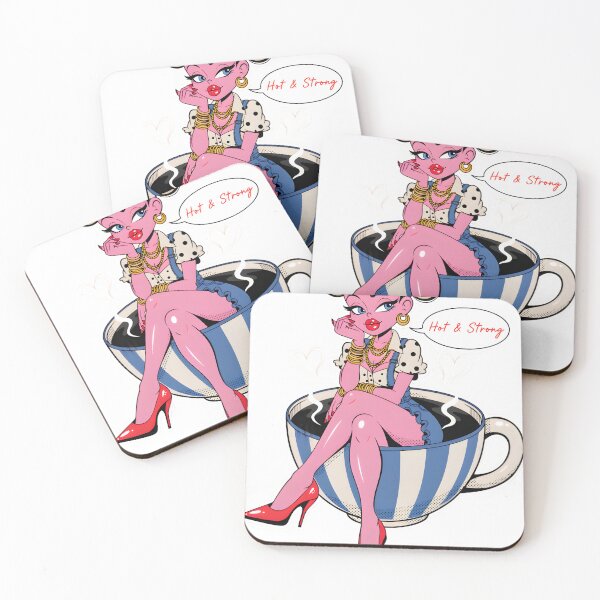 Item preview, A cartoon woman sitting in a coffee cup on transparent background designed and sold by Creative88Art.
