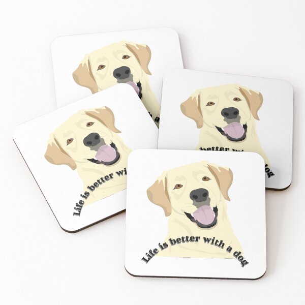 Item preview, Golden Happiness: Life is Better with a Dog designed and sold by Roland Art Store.