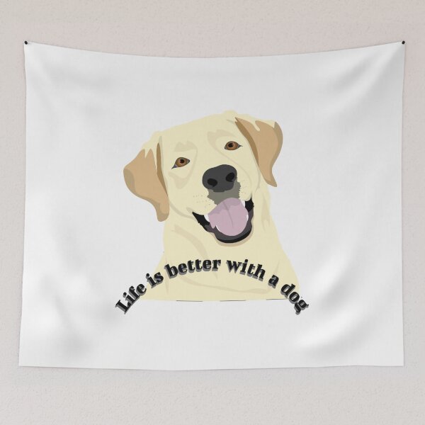 Item preview, Golden Happiness: Life is Better with a Dog designed and sold by Roland Art Store.