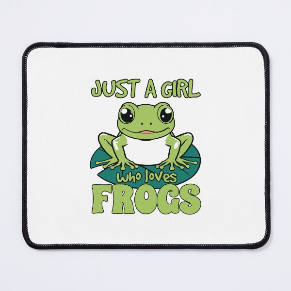 Item preview, Just a girl who loves frogs designed and sold by therapymama.