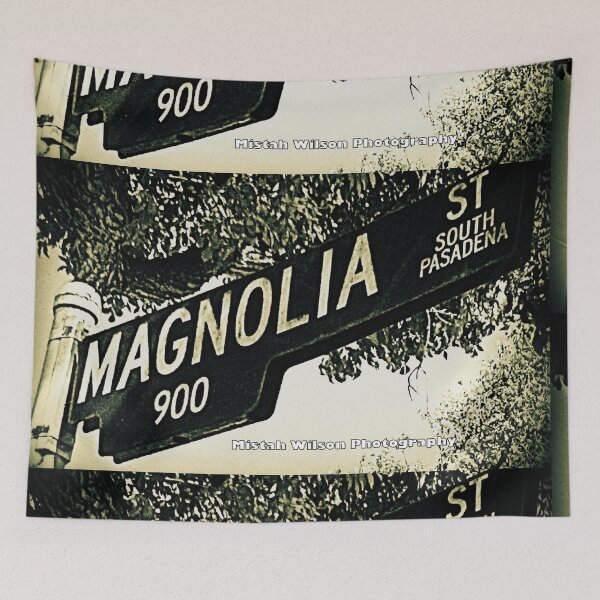 Item preview, Magnolia Street, South Pasadena, California by Mistah Wilson designed and sold by The Street Sign Store.