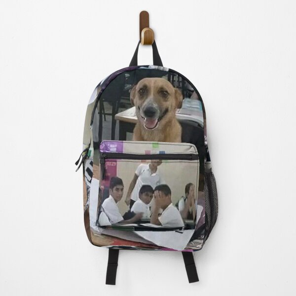 Item preview, Dog sits on desk in classroom meme designed and sold by AnimeHentaiArt.
