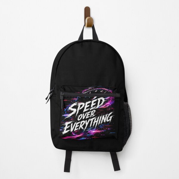 Item preview, Speed Over Everything - Neon Glitch Art designed and sold by JalwaWear.