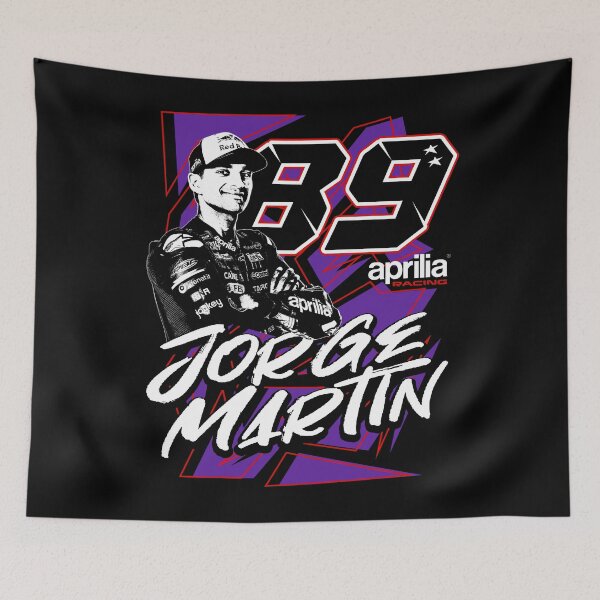 Item preview, Jorge Martin 89 Martinator MotoGP Aprilia Racing Spain (Spanish Rider) designed and sold by Stotee.