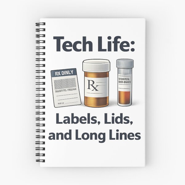 Item preview, Tech Life Labels Lids Long Lines designed and sold by Howard Crafts and Wares.