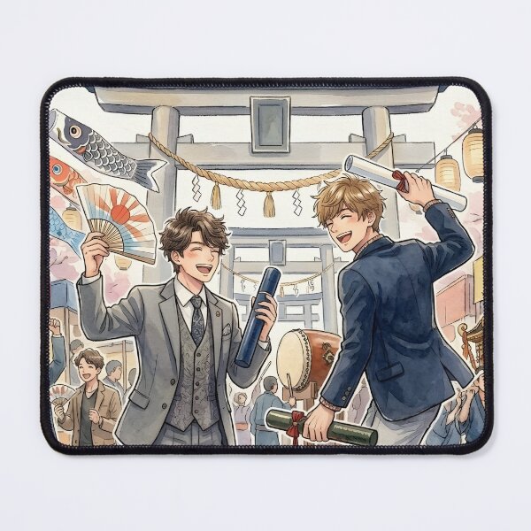 Item preview, Fusion of Joy: Japanese Shrine Graduation Festival designed and sold by VibranPalette.