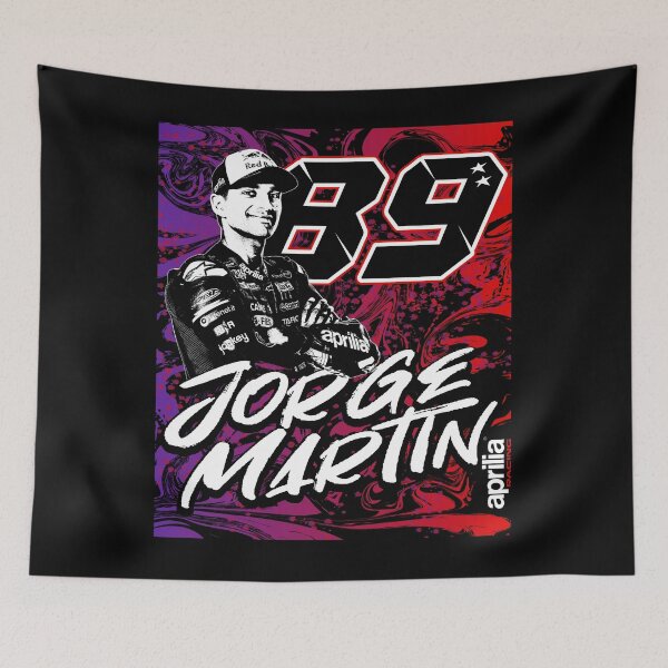 Item preview, Jorge Martin 89 Martinator MotoGP Aprilia Racing Spain (Spanish Rider) designed and sold by Stotee.