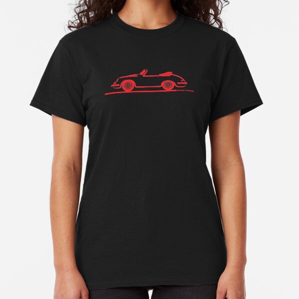 Porsche 356 pre-A Speedster Roadster T-Shirt for Women Multiple Colors /& Sizes