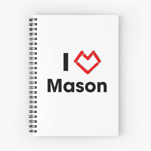 Item preview, I love Mason (midnighter heart)  designed and sold by Gabriella  Goldberg.