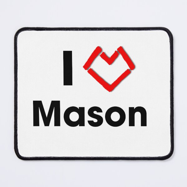 Item preview, I love Mason (midnighter heart)  designed and sold by Gabriella  Goldberg.