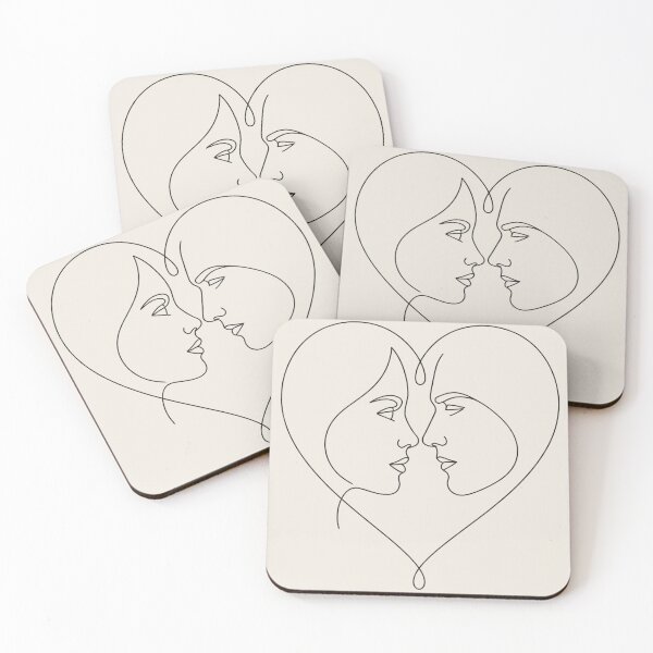 Item preview, Two hearts one soul, line art designed and sold by Flow Relaxing.