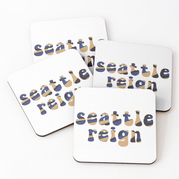 Item preview, Seattle Reign NWSL Groovy Retro Font designed and sold by coffeepolicy.
