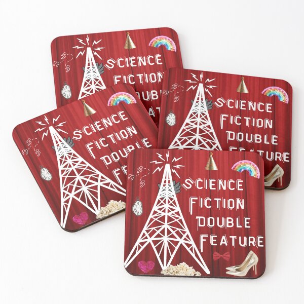 Item preview, Science Fiction Double Feature designed and sold by InkThinkArt.