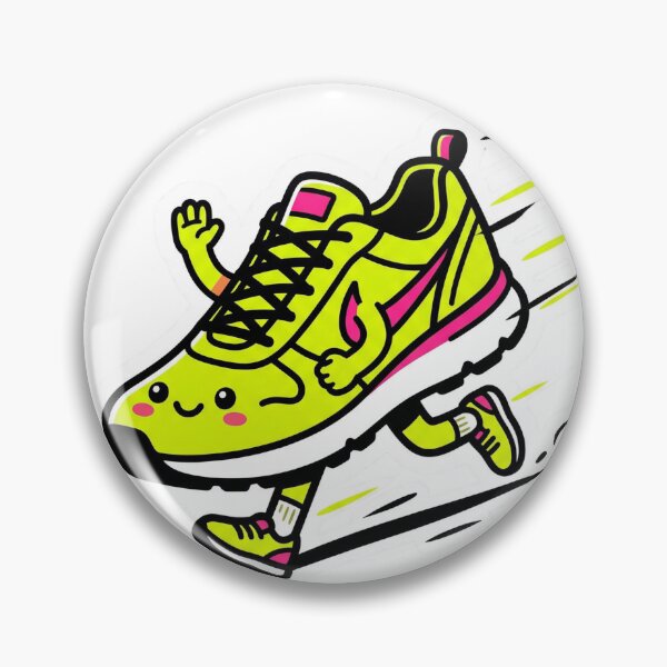 Item preview, Cute Running Shoe Die Cut Sticker Runner Gift Fitness Humor  designed and sold by Bmd4Fitness.