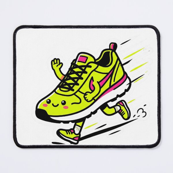 Item preview, Cute Running Shoe Die Cut Sticker Runner Gift Fitness Humor  designed and sold by Bmd4Fitness.