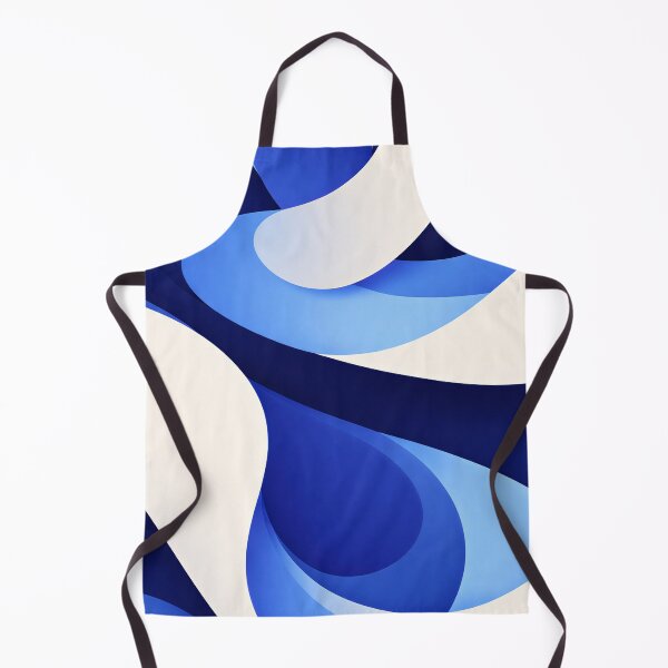 Aperçu de l'œuvre Retro Fluid Swirls: Minimalist Abstract Waves Design créée et vendue par Timegraf.