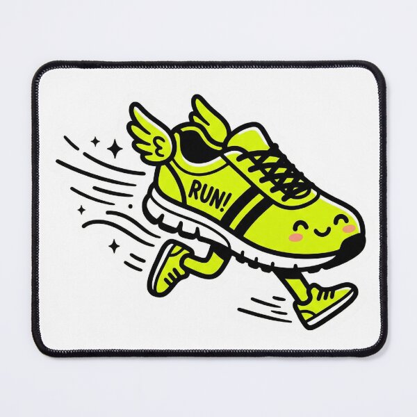 Item preview, Cute Running Shoe Die Cut Sticker Runner Gift Fitness Humor designed and sold by Bmd4Fitness.