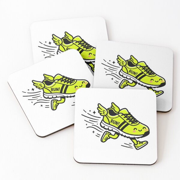 Item preview, Cute Running Shoe Die Cut Sticker Runner Gift Fitness Humor  designed and sold by Bmd4Fitness.