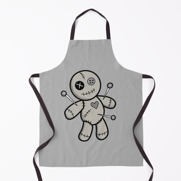 Item preview, Cute Creepy Voodoo Doll – Dark Aesthetic Gothic Plush Design designed and sold by homework store.