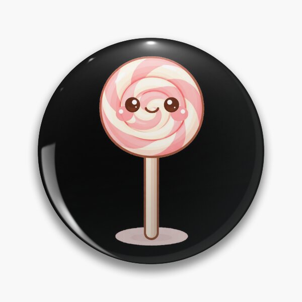 Item preview, Kawaii Lollipop Candy Cute Food Character designed and sold by ImagenFusionP.