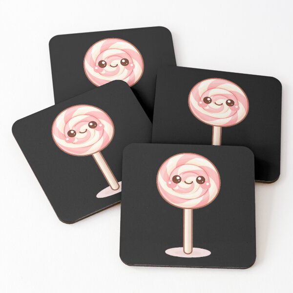 Item preview, Kawaii Lollipop Candy Cute Food Character designed and sold by ImagenFusionP.