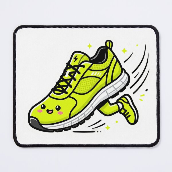 Item preview, Cute Running Shoe Die Cut Sticker Runner Gift Fitness Humor designed and sold by Bmd4Fitness.