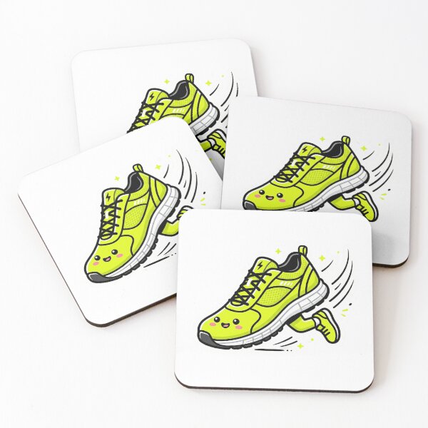 Item preview, Cute Running Shoe Die Cut Sticker Runner Gift Fitness Humor  designed and sold by Bmd4Fitness.