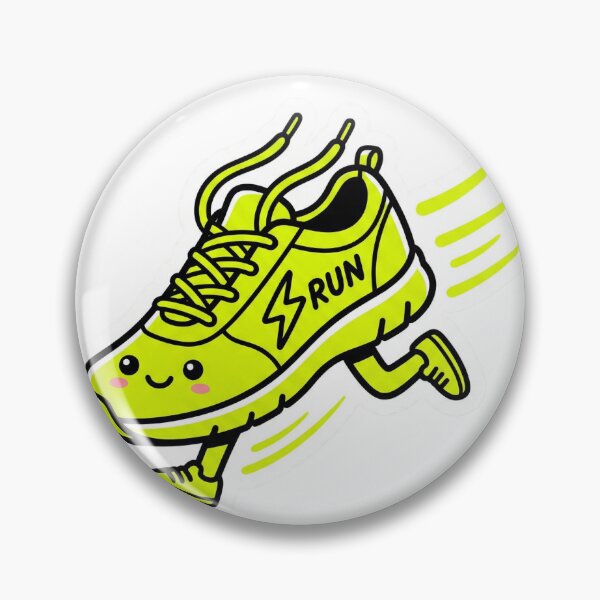 Item preview, Cute Running Shoe Die Cut Sticker Runner Gift Fitness Humor  designed and sold by Bmd4Fitness.