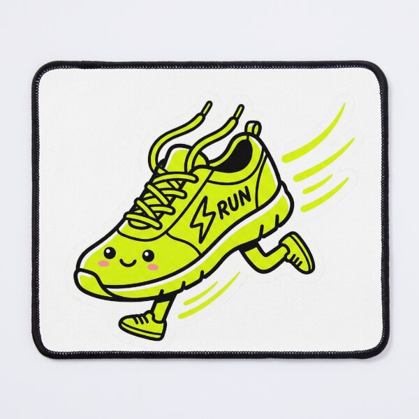 Item preview, Cute Running Shoe Die Cut Sticker Runner Gift Fitness Humor designed and sold by Bmd4Fitness.