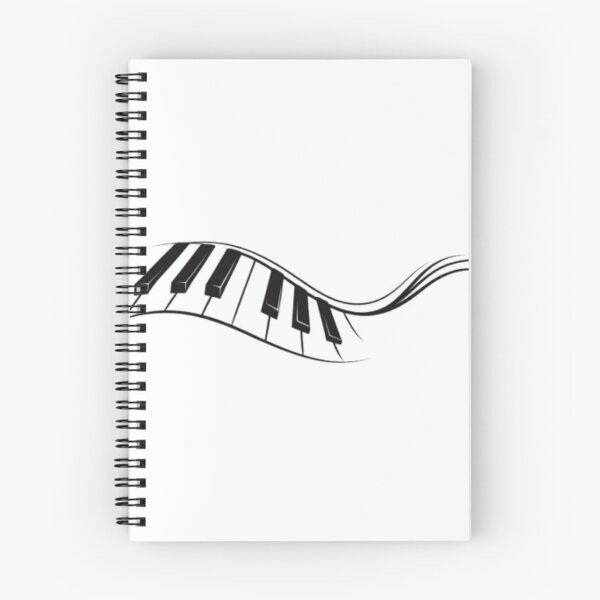 Item preview, Minimal Piano Keys Flow Line Art designed and sold by BlairWynne.
