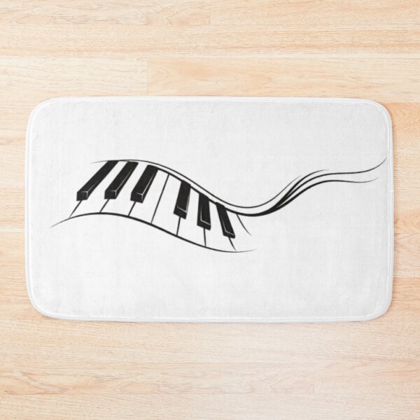 Item preview, Minimal Piano Keys Flow Line Art designed and sold by BlairWynne.