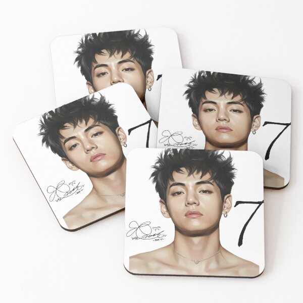 Item preview, V BTS Arirang Tour Portrait Aesthetic K-Pop Digital Art designed and sold by JOSTH.