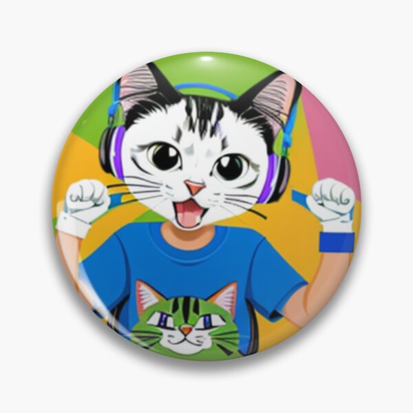 Item preview, Cat Mask Gamer: Late Night at the Desk designed and sold by AntiConfused.