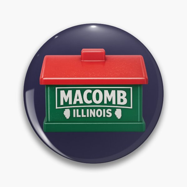 Item preview, Macomb Illinois designed and sold by Broken Antler Designs .