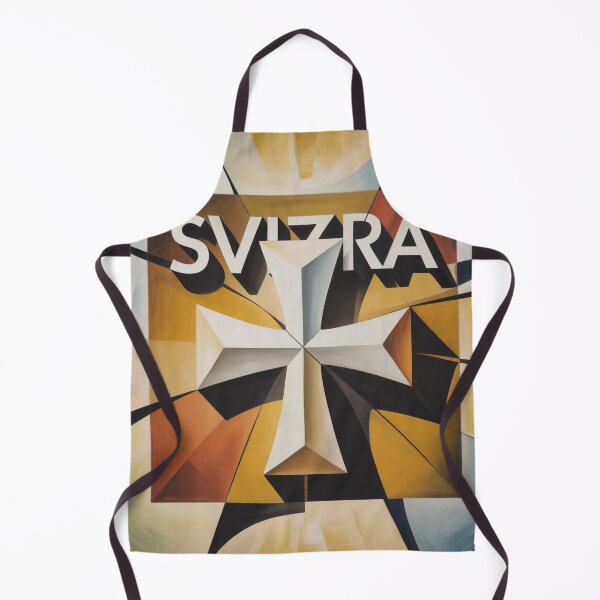 Item preview, SVIZRA Cubist Typography with Brown Square designed and sold by Bloomkept.