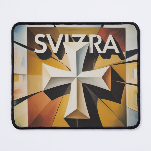 Item preview, SVIZRA Cubist Typography with Brown Square designed and sold by Bloomkept.