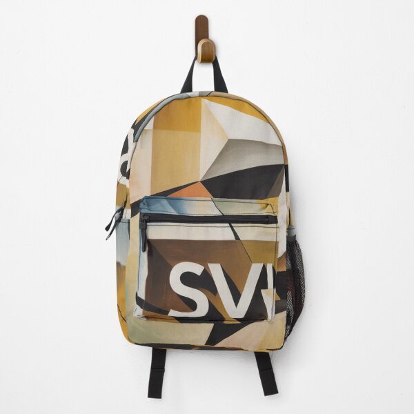 Item preview, SVIZRA Cubist Typography with Brown Square designed and sold by Bloomkept.