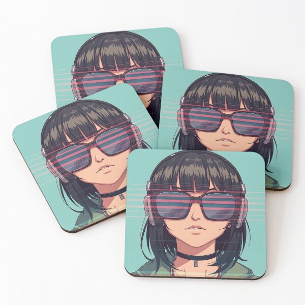 Item preview, Retro Vaporwave Gamer Glitch Portrait designed and sold by ThePixelArchive.